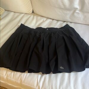 ALO Yoga Women's Black tennis skirt